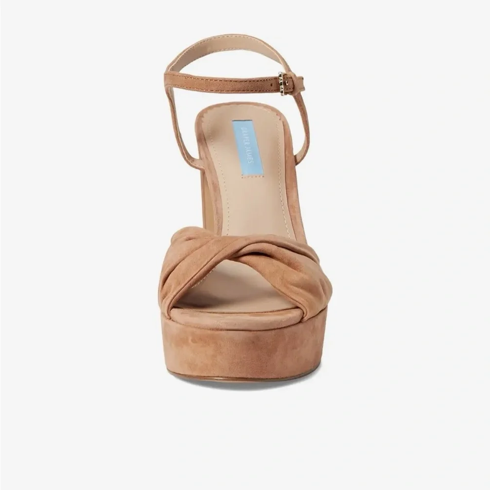 Draper James Paloma Light Brown Platform Sandals Women’s Size 8